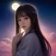 午夜导航技术编辑陈晓星，女性，专业形象，背景为电脑屏幕蓝光